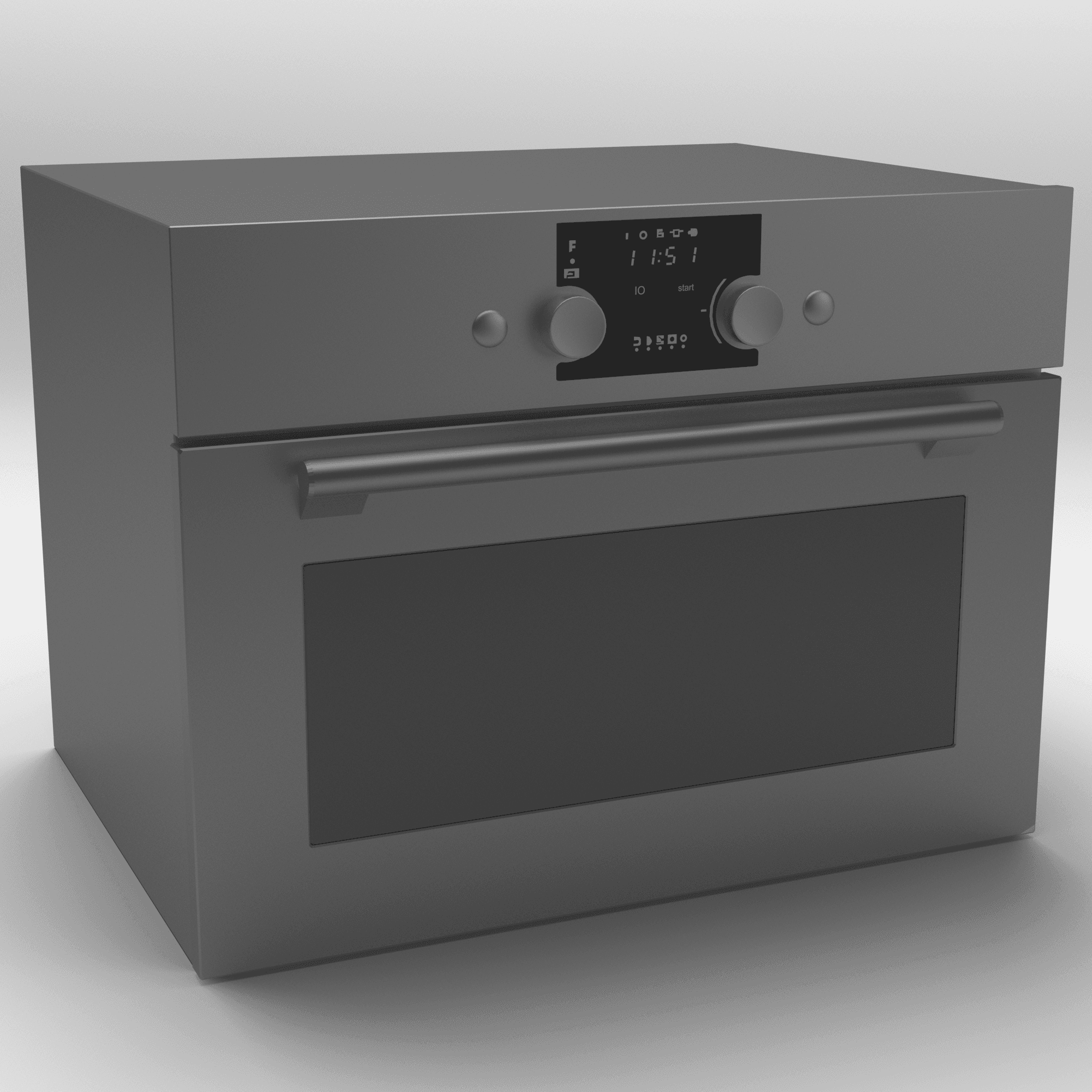 دانلود آبجکت تری‌دی‌مکس ماکروفر مدل Microwave-6