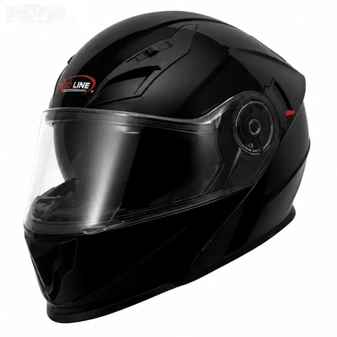 کلاه کاسکت فک متحرک ردلاین مدل 939-2 BRIGHT-BLACK