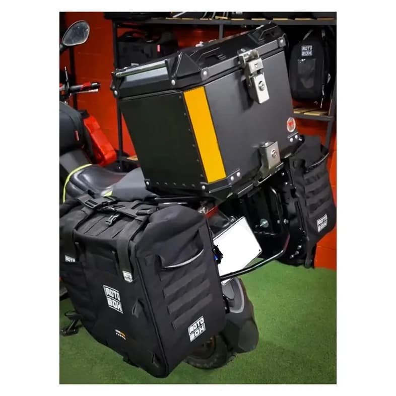 کیف ساید عقب MOTO BOX مدل 30 لیتری BLACK — تصویر ۵