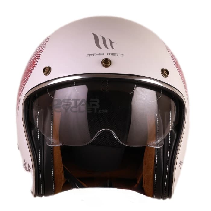 کلاه کاسکت وسپایی MT مدل Le Mans 2 SV LOVE AO GLOSS PEARL PINK — تصویر ۵