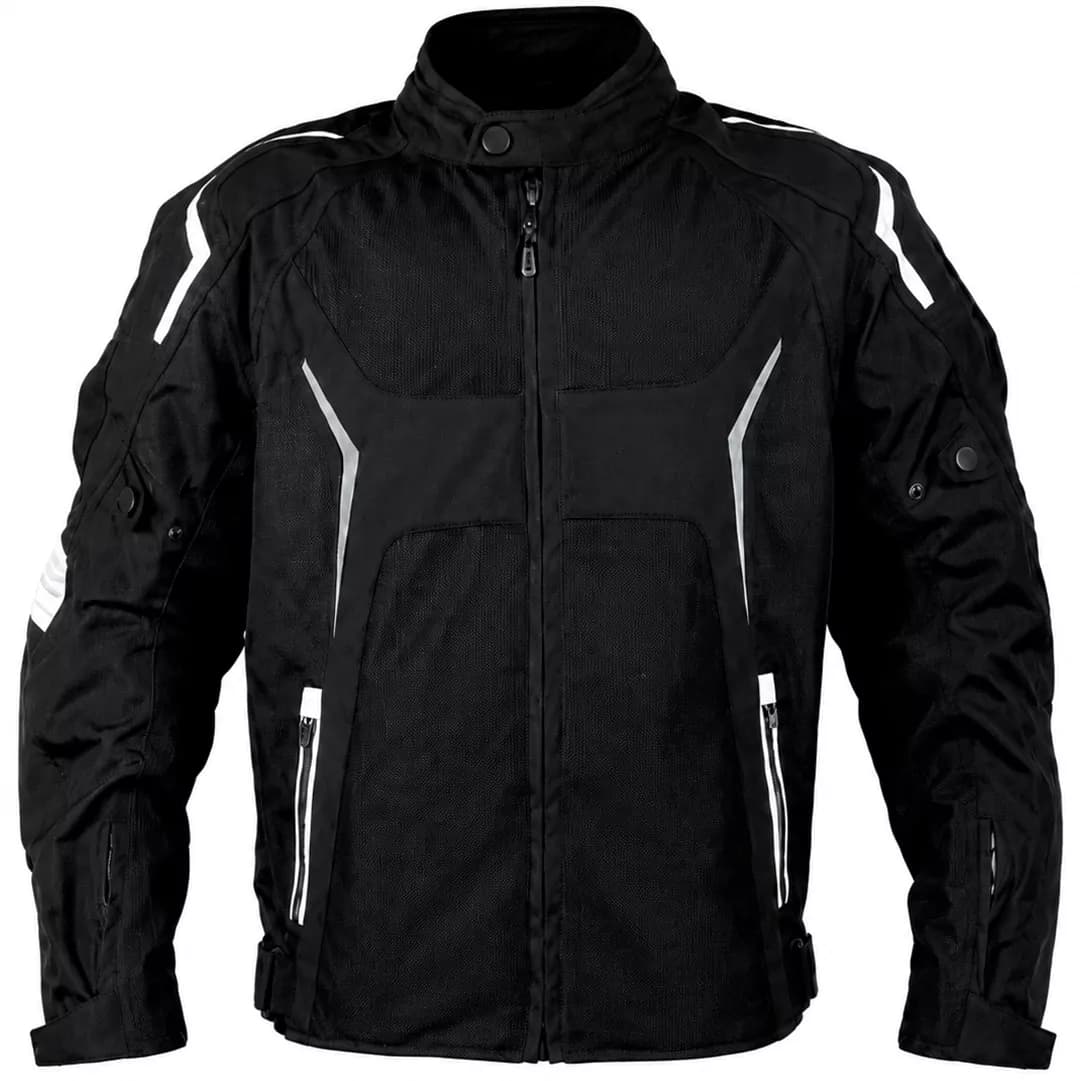 کاپشن تابستانی استیت مدل ترونیک نت BLACK WHITE