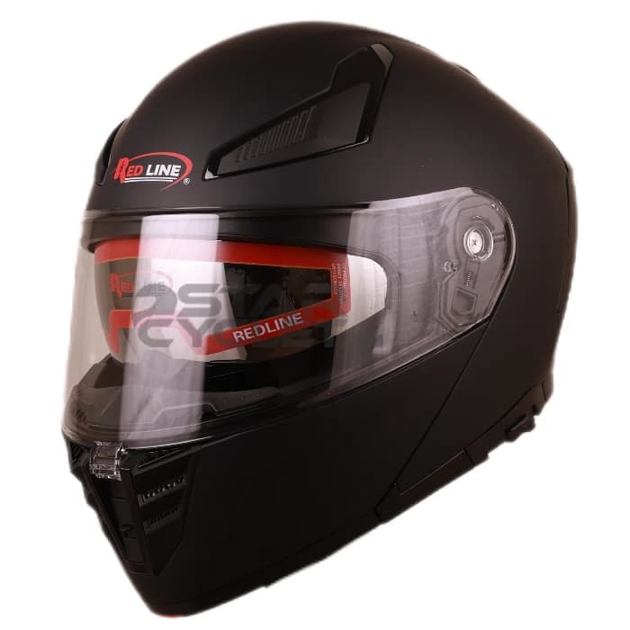 کلاه کاسکت فک متحرک ردلاین مدل MATT BLACK 960-1