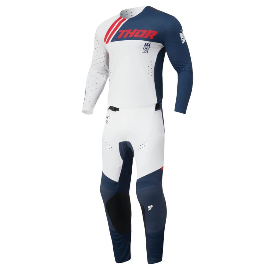 پیراهن شلوار کراسی ثور مدل WHITE BLUE