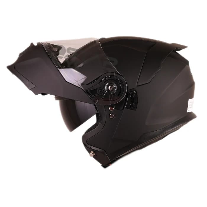 کلاه کاسکت فک متحرک DA1 مدل 107 MATT BLACK — تصویر ۳