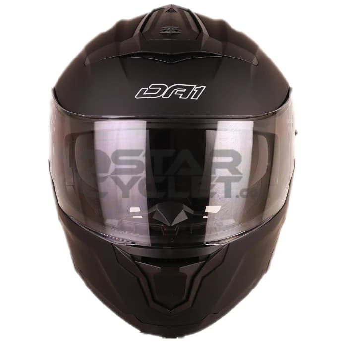 کلاه کاسکت فک متحرک DA1 مدل 107 MATT BLACK — تصویر ۴