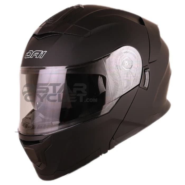 کلاه کاسکت فک متحرک DA1 مدل 107 MATT BLACK