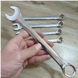 آچار یکسر رینگ یکسر تخت 12عددی از شماره6 تا22 جنس کروم ارسال رایگان — تصویر ۶