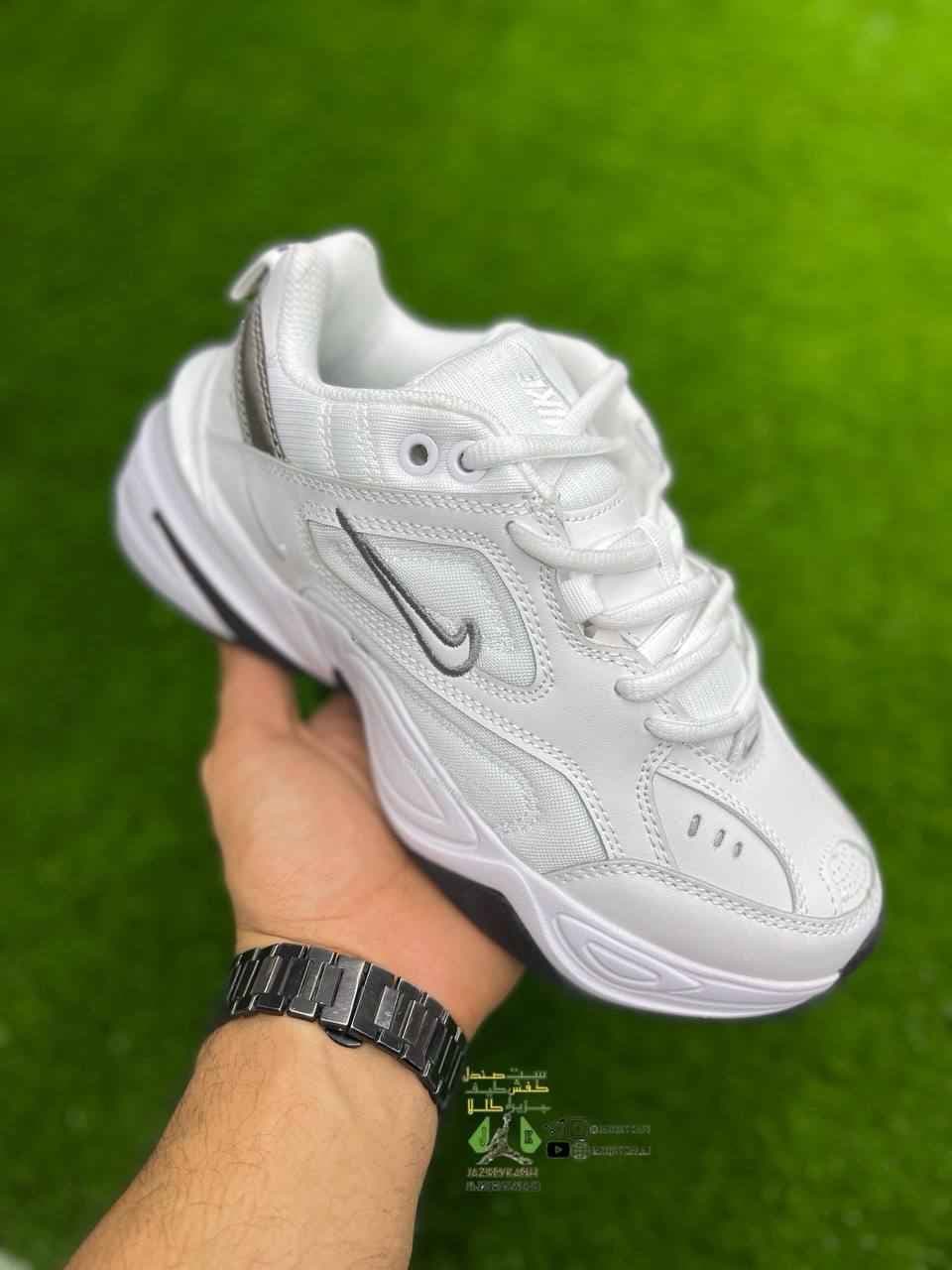 کتانی نایک تکنو nike tekno ست مردانه و زنانه طوسی — تصویر ۳