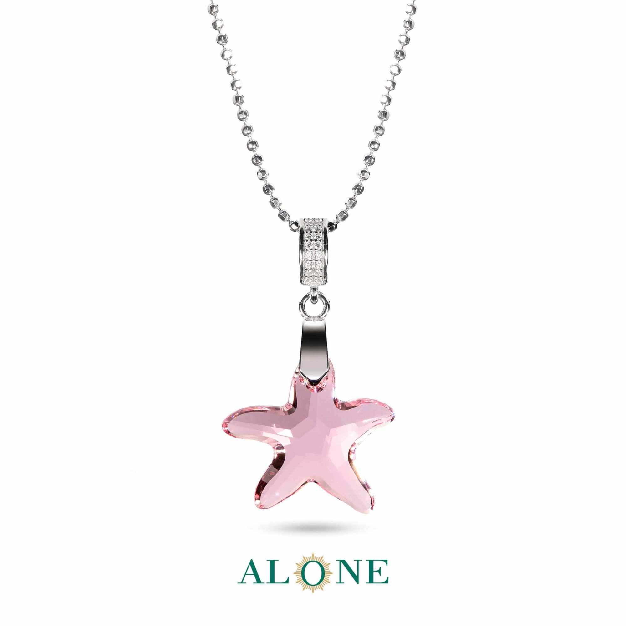 گردنبند نقره و کریستال سواروسکی STARFISH — تصویر ۲