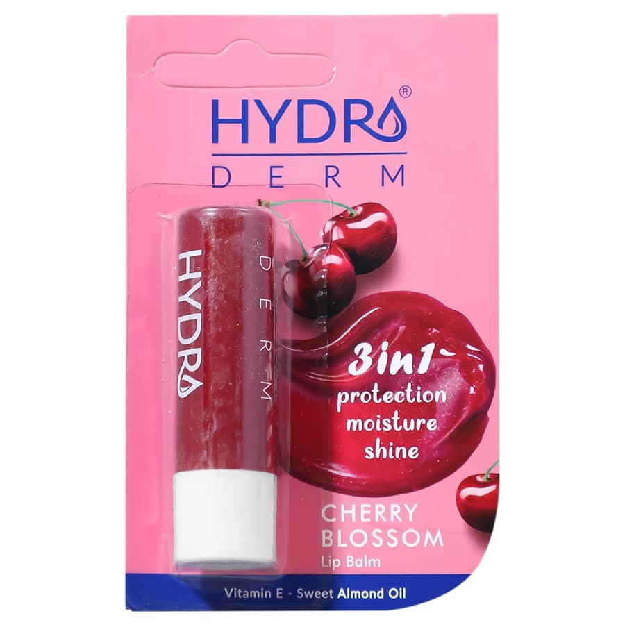 بالم رطوبت رسان و محافظت کننده از خشکی لب با طعم گیلاس 4.5 گرم هیدرودرم Hydroderm