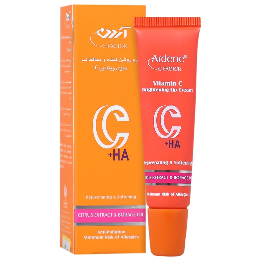 کرم روشن کننده و محافظ لب ویتامین سی 12ml آردن سی فکتور Ardene C Factor