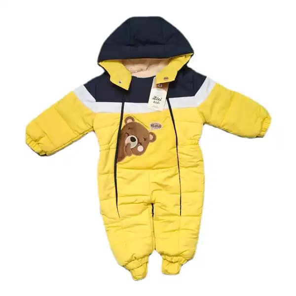 کاپشن سرهمی طرح خرس برند زی زی کیدز zizi kids — تصویر ۴