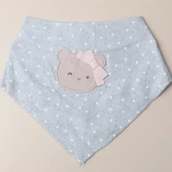 پیشبند دستمال گردنی نوزادی طرح little kittyدانالو Danaloo