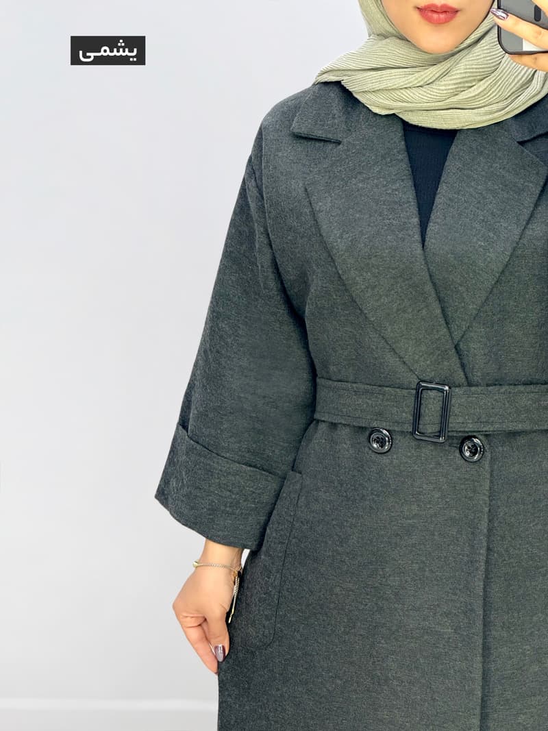 پالتو بلند فوتر زوفا کد 107248 — تصویر ۵