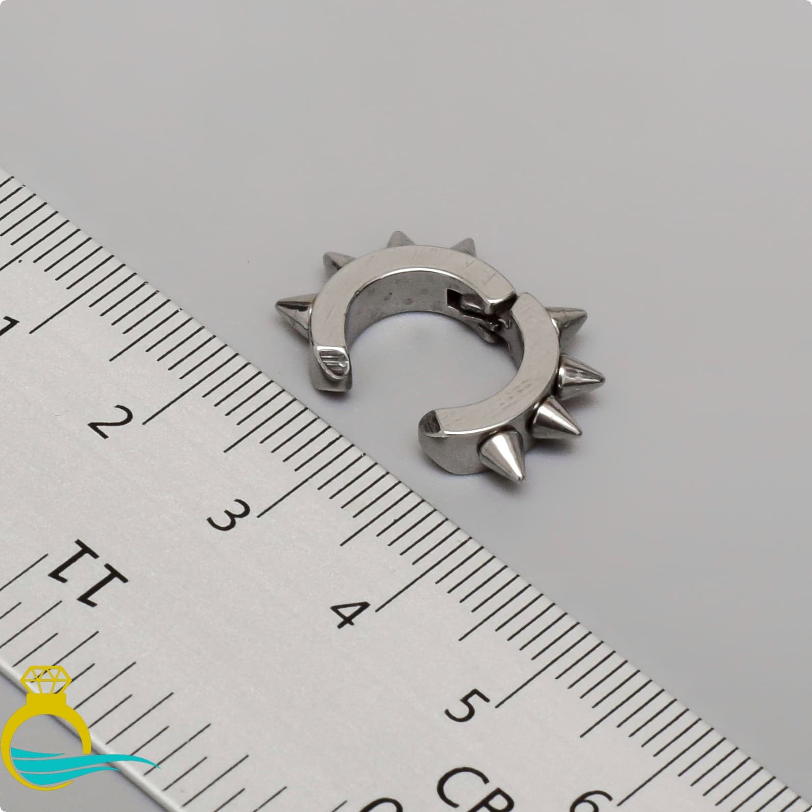 پیرسینگ گوش مدل فشاری کد PS280_Aفیک — تصویر ۳