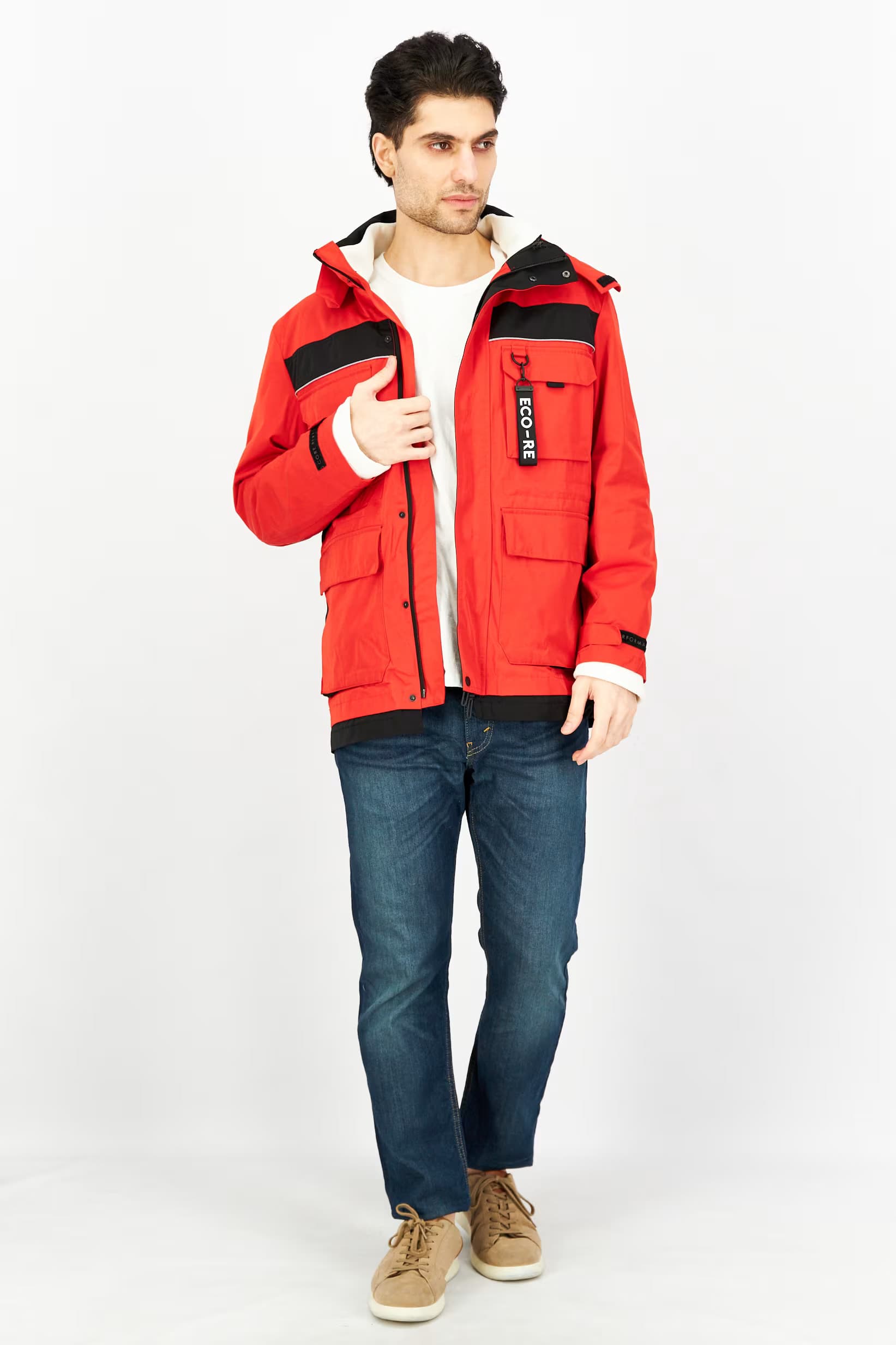 کاپشن دوپوش Jack & Jones اورجینال مدل Callan — تصویر ۴