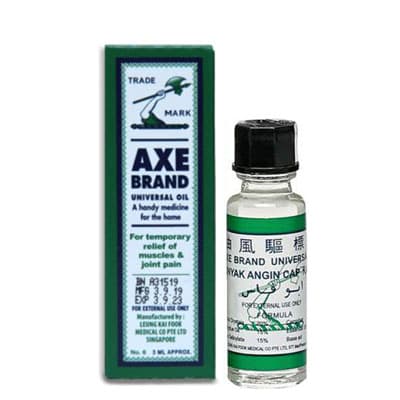 ویکس ابوفاس روغن ضد درد قوی for quick relief of cold and headache axe brand حجم 3 میل