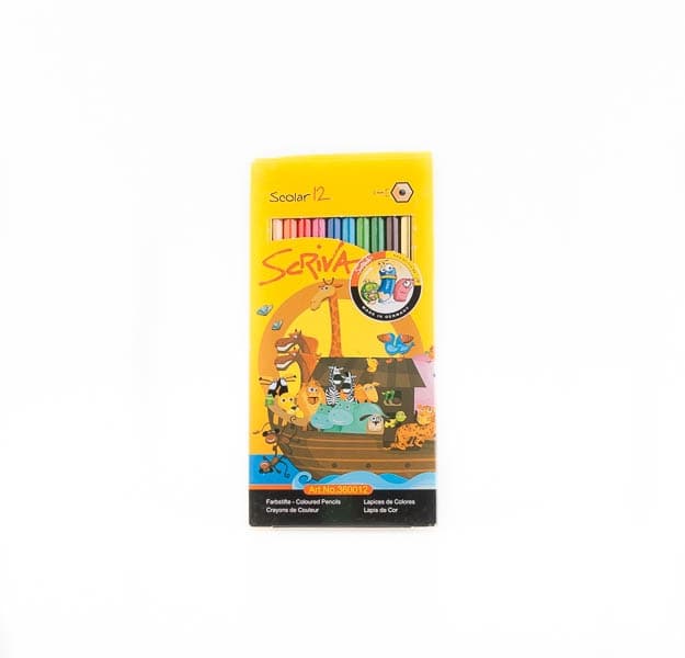 مداد رنگی 12 رنگ scriva کد stcp1009