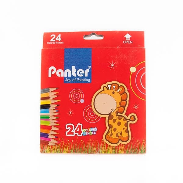 مداد رنگی پنتر 24 رنگ panter کد stcp1005