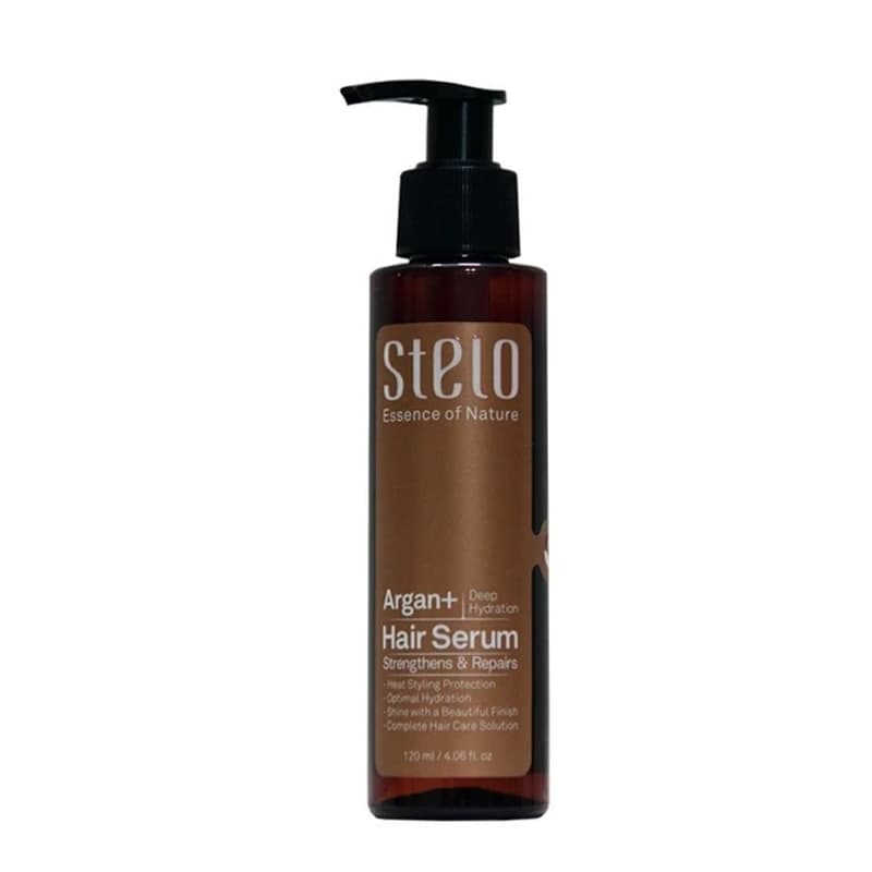 سرم مو استلو Argan Plus حاوی روغن آرگان حجم 120 میلی لیتر