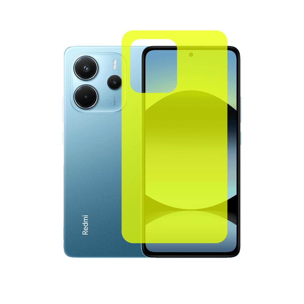 برچسب پشت گوشی شیائومی Xiaomi Redmi Note 14 | محافظ پشت شفاف و نازک