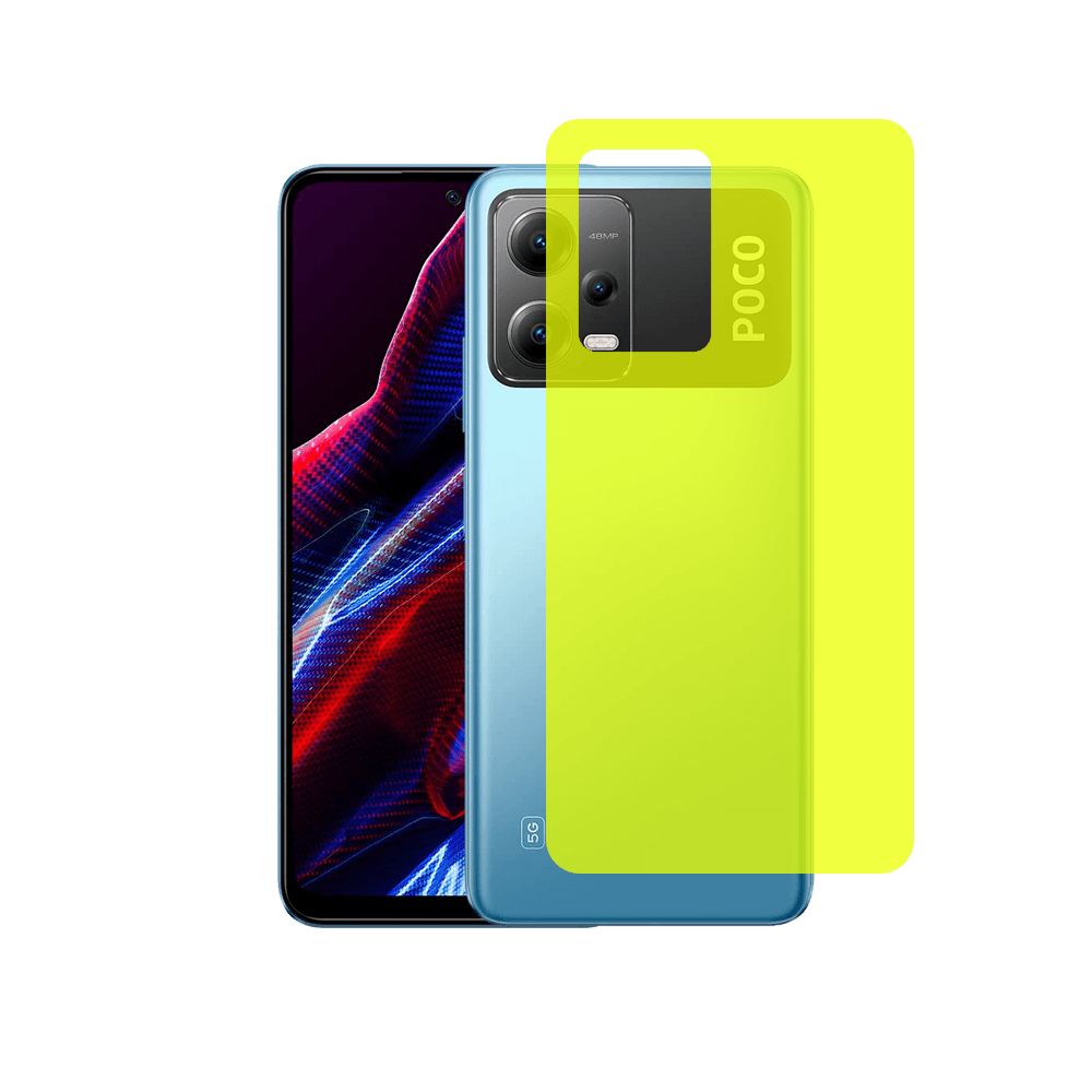 برچسب پشت گوشی شیائومی Xiaomi Poco X5 | محافظ پشت شفاف و نازک
