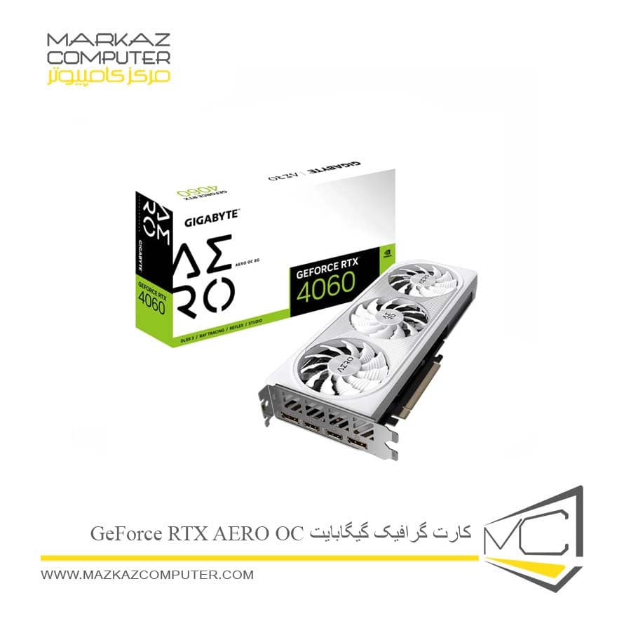 کارت گرافیک گیگابایت مدل GeForce RTX 4060 Ti AERO OC 8G سفید — تصویر ۸