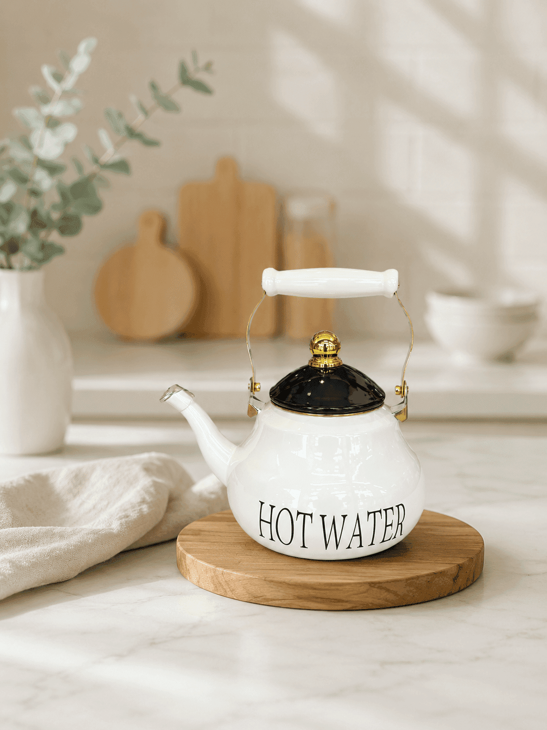 کتری لعابی enamel kettle