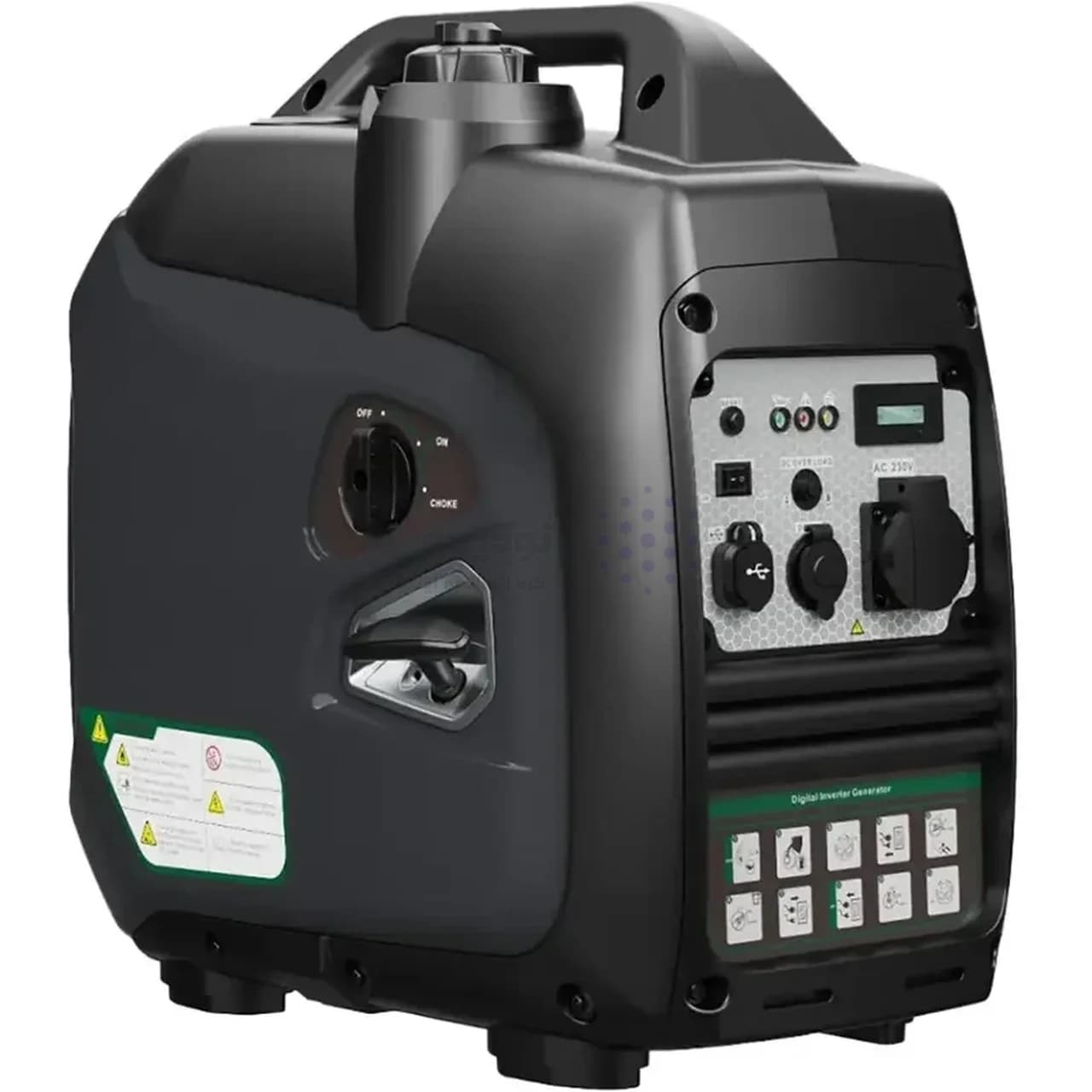 ژنراتور برق بنزینی Green Lion مدل GTR120 GNGASINV120BK 2800W – مشکی (گارانتی 6 ماهه شرکتی) — تصویر ۵