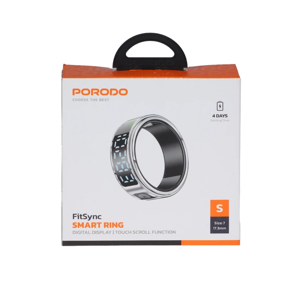 حلقه هوشمند Porodo مدل FitSync PD-LFST172-SL – نقره ای (گارانتی 6 ماهه شرکتی) — تصویر ۴