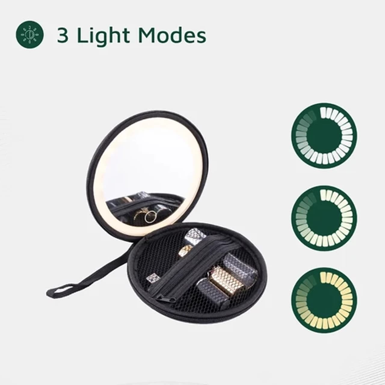 کیف لوازم آرایشی Green Lion مدل GNMNMPCHBK – مشکی (گارانتی 6 ماهه شرکتی) — تصویر ۷