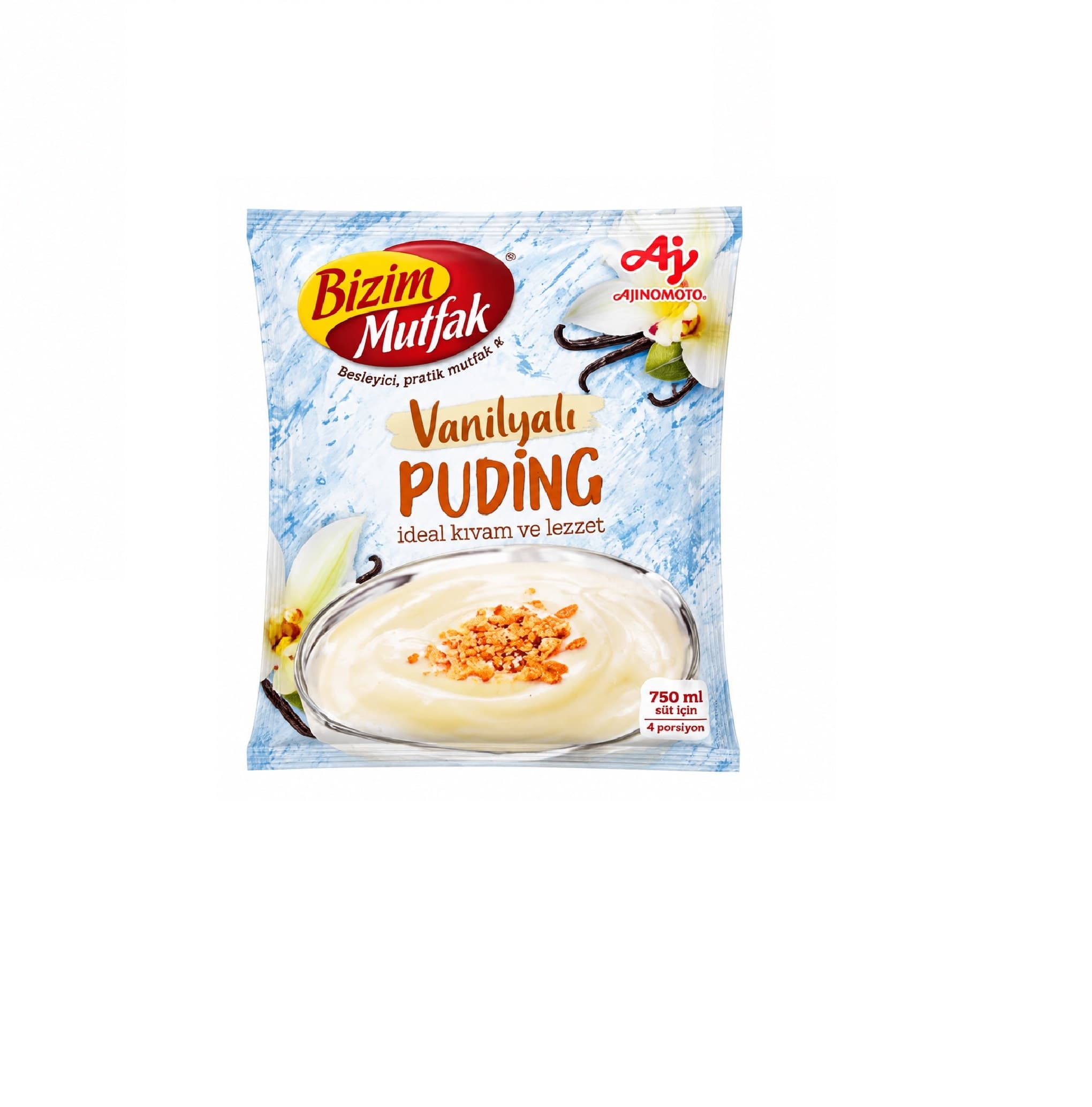 پودر پودینگ وانیلی بیزیم مطبخ (Bizim Mutfak Vanilyalı Puding) حجم ۱۲۵ گرم