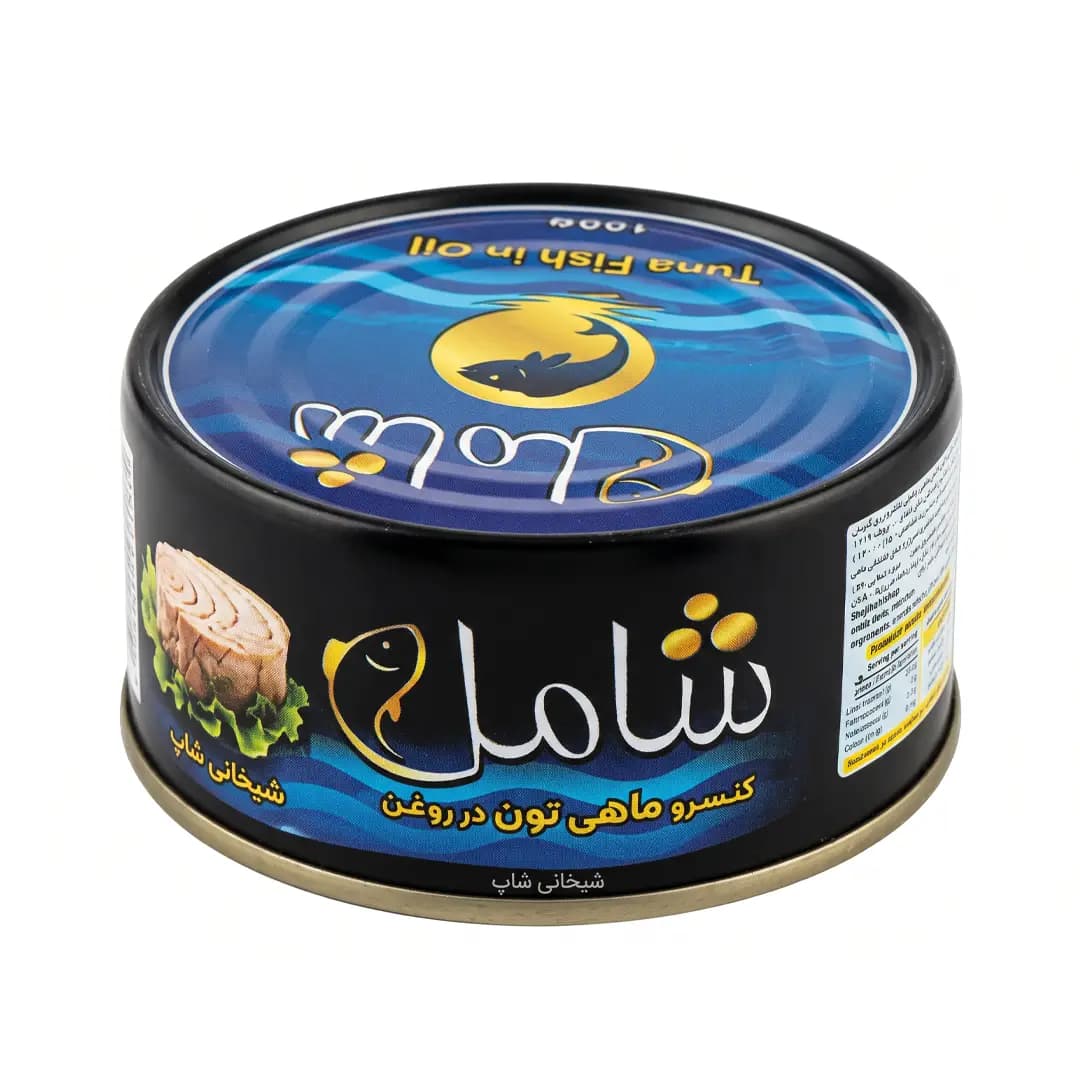 کنسرو ماهی تون در روغن شامل – ۱۸۰ گرم