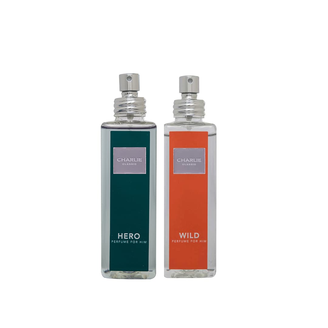 عطر چارلی رایحه هیرو و وایلد حجم 100 میلی‌لیتر مجموعه 2 عددی