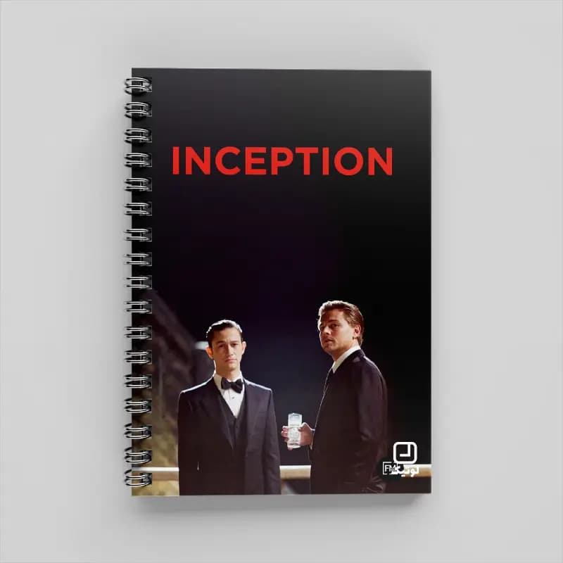دفتر 80 برگ سینمایی طرح اینسپشن تلقین Inception – کد DC269