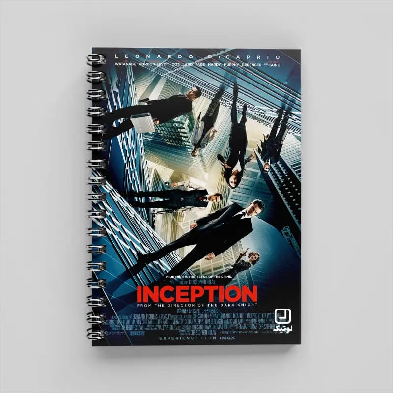 دفتر 80 برگ سینمایی طرح اینسپشن Inception – کد DC267