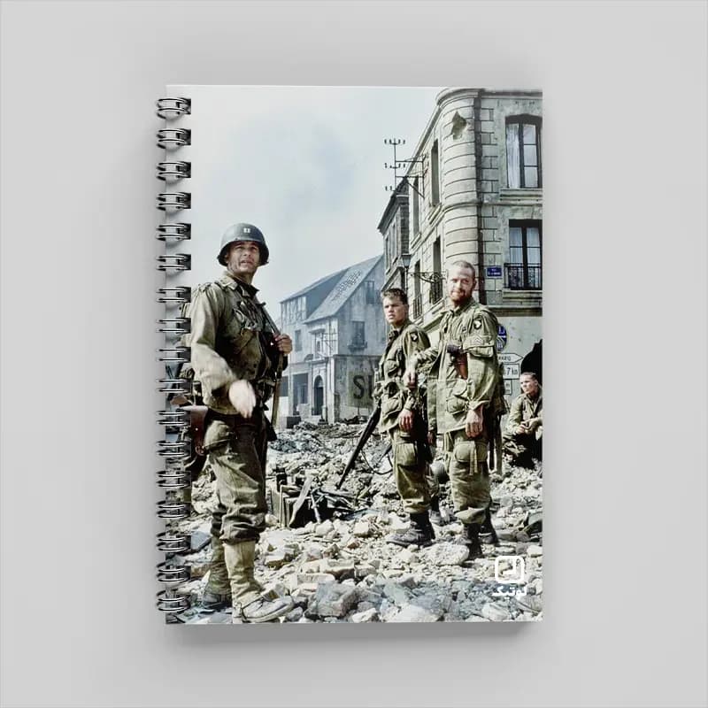 دفتر 80 برگ سینمایی طرح Saving private Ryan – کد DC258