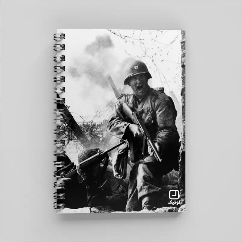 دفتر 80 برگ سینمایی طرح نجات سرباز رایان Saving private Ryan – کد DC257