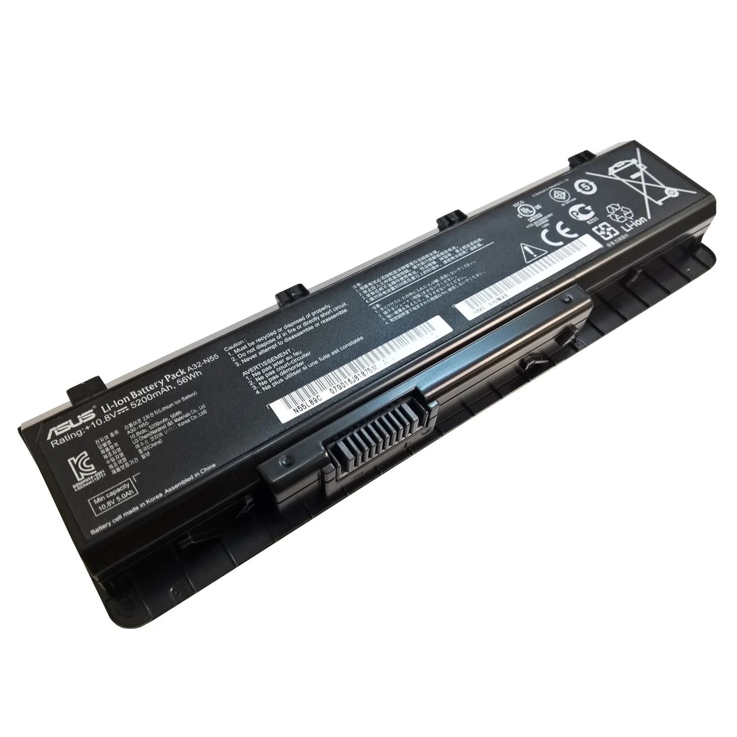 باتری اورجینال لپ تاپ ایسوس Asus N45 N55 N75 A32-N55