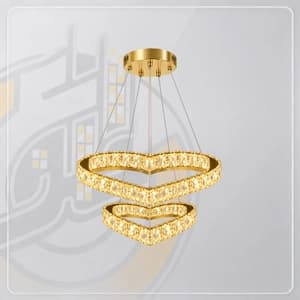 لوستر SMD کریستال کد PT-805 — تصویر ۲