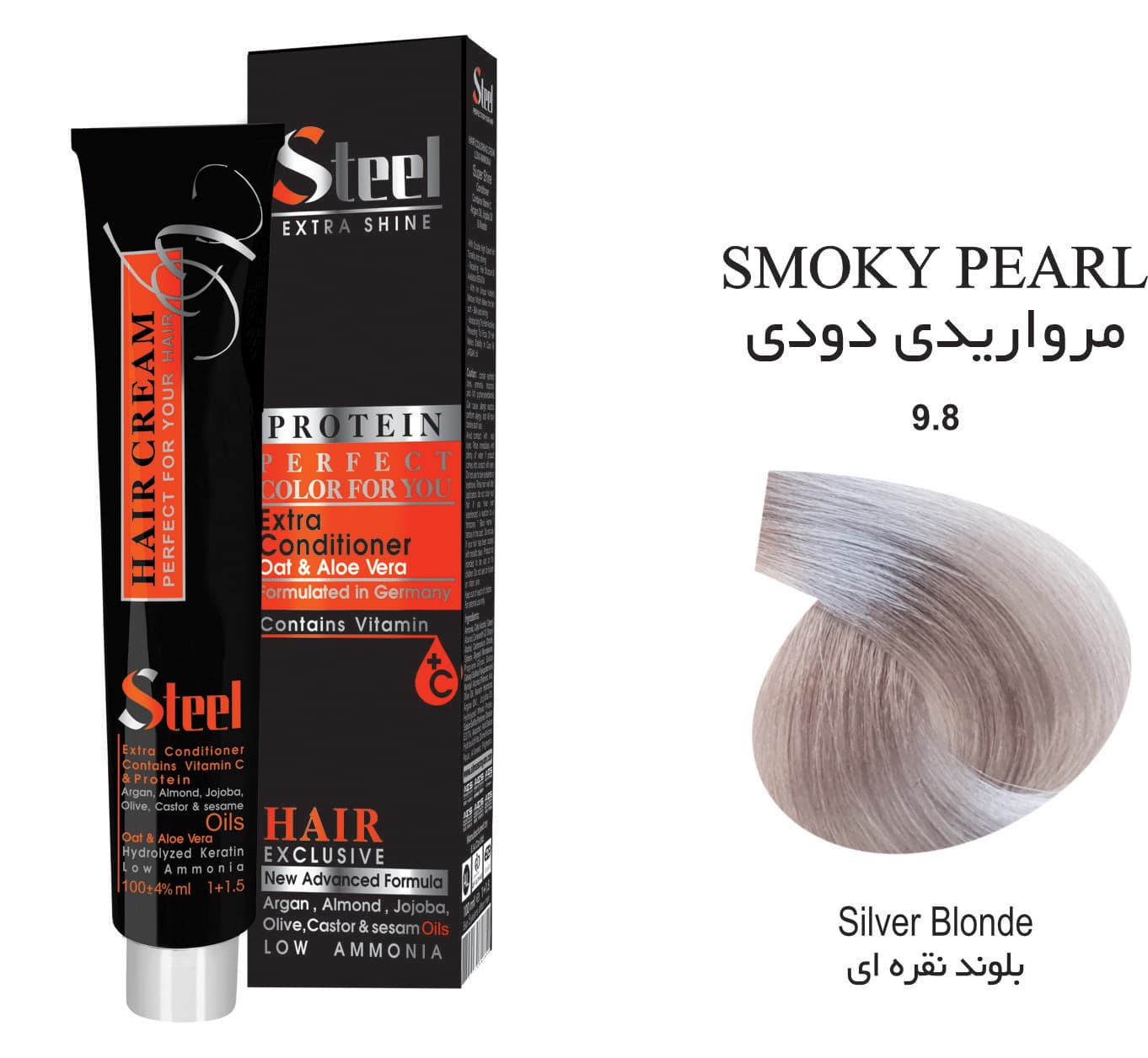 رنگ مو استیل شماره9/8 حجم 100 میلی لیتر