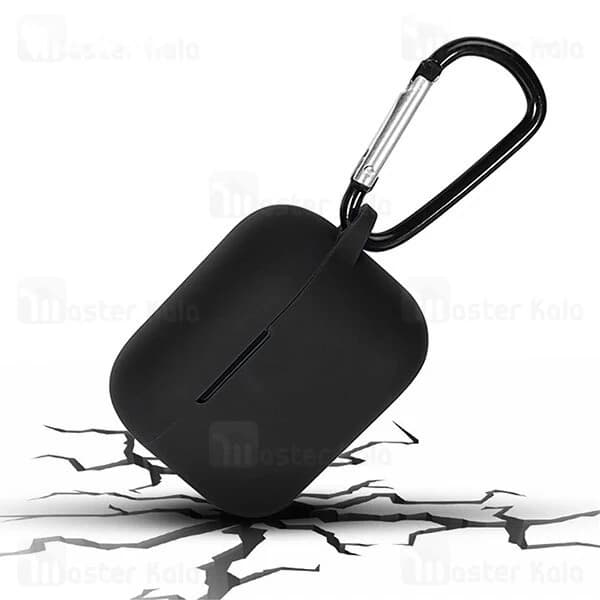 کاور محافظ سیلیکونی هندزفری کیو سی وای Xiaomi QCY T10 / T11 Earphone Silicone Case دارای قلاب آویز — تصویر ۳