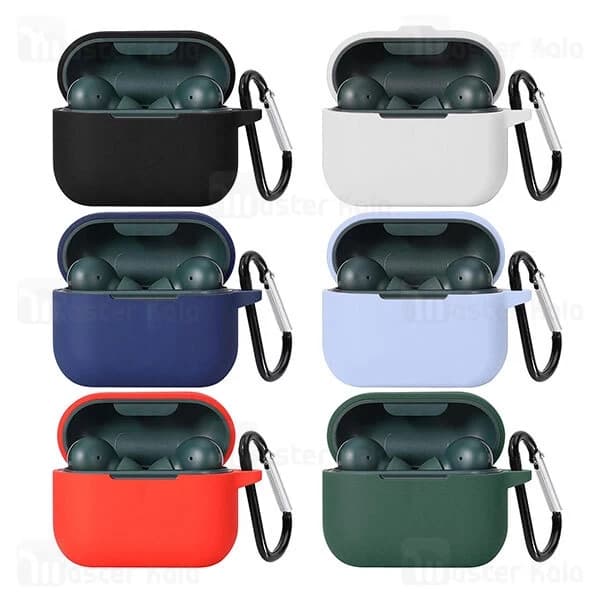 کاور محافظ سیلیکونی هندزفری کیو سی وای Xiaomi QCY T10 / T11 Earphone Silicone Case دارای قلاب آویز — تصویر ۷