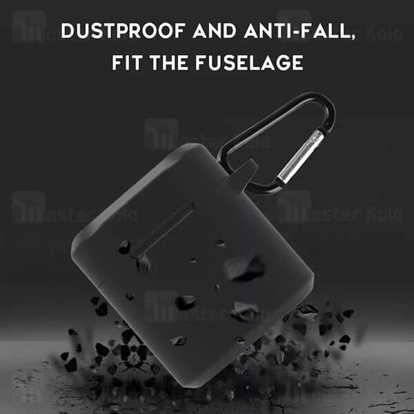 کاور محافظ سیلیکونی هندزفری هواوی Huawei FreeBuds 2 Earphone Silicone Case دارای قلاب آویز — تصویر ۵