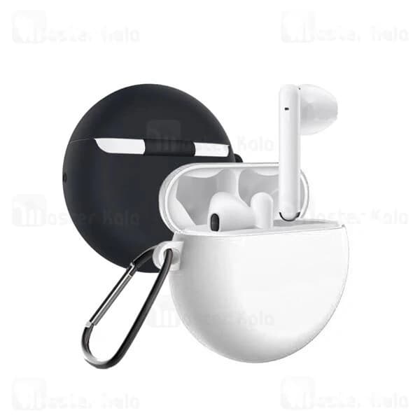 کاور محافظ سیلیکونی هندزفری هواوی Huawei FreeBuds 3 Earphone Silicone Case دارای قلاب آویز