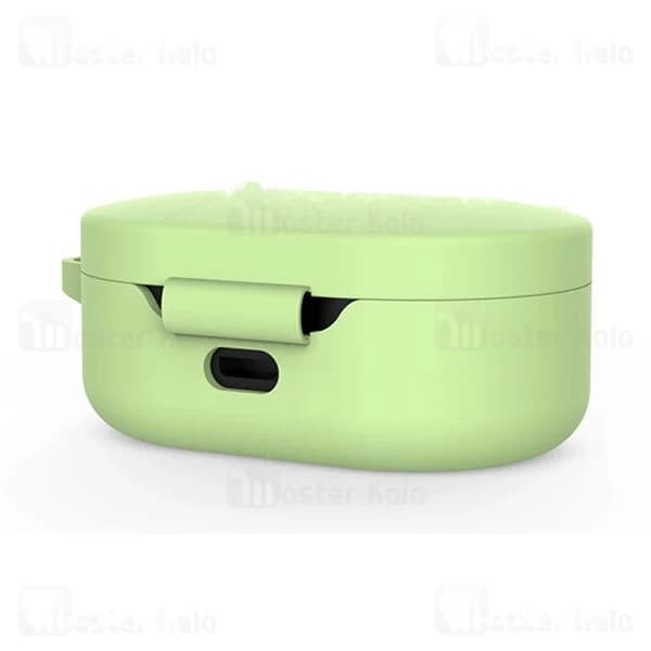 کاور محافظ سیلیکونی هندزفری شیائومی Xiaomi Redmi AirDots 3 Earphone Silicone Case دارای قلاب آویز — تصویر ۶
