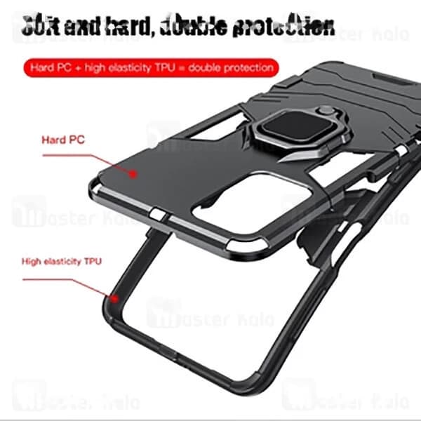 گارد ضد ضربه انگشتی سامسونگ Samsung Galaxy A72 / A72 5G KEYSION ShockProof Armor Ring — تصویر ۴