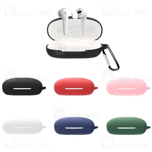 کاور محافظ سیلیکونی هندزفری شیائومی Xiaomi 1More Comfobuds Pro Earphone Silicone Case با قلاب آویز