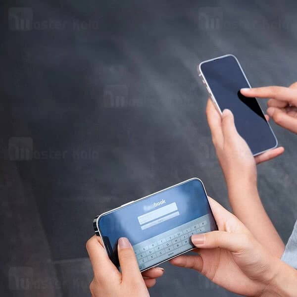 پک 2تایی گلس حریم شخصی تمام صفحه آیفون Apple iPhone 13 Mini Baseus Anti-Spy Glass Film SGBL020602 — تصویر ۵