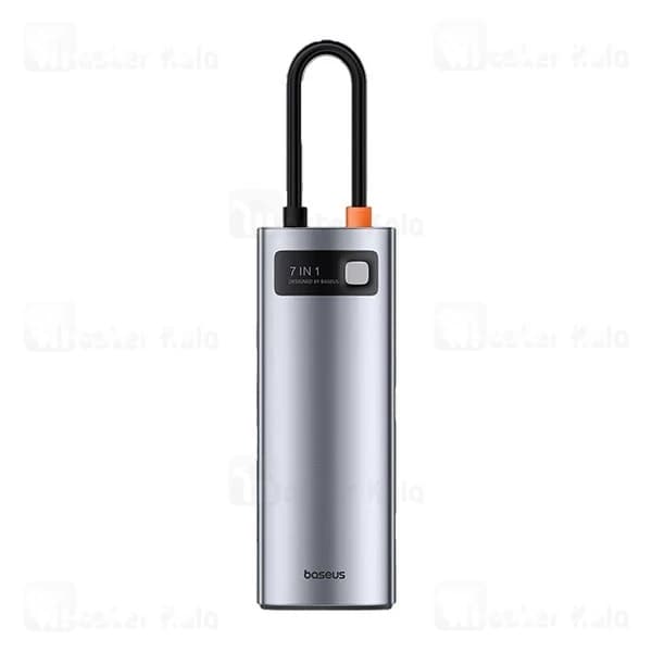 هاب 7 پورت بیسوس Baseus Metal Gleam B00030708811 توان 100 وات — تصویر ۴
